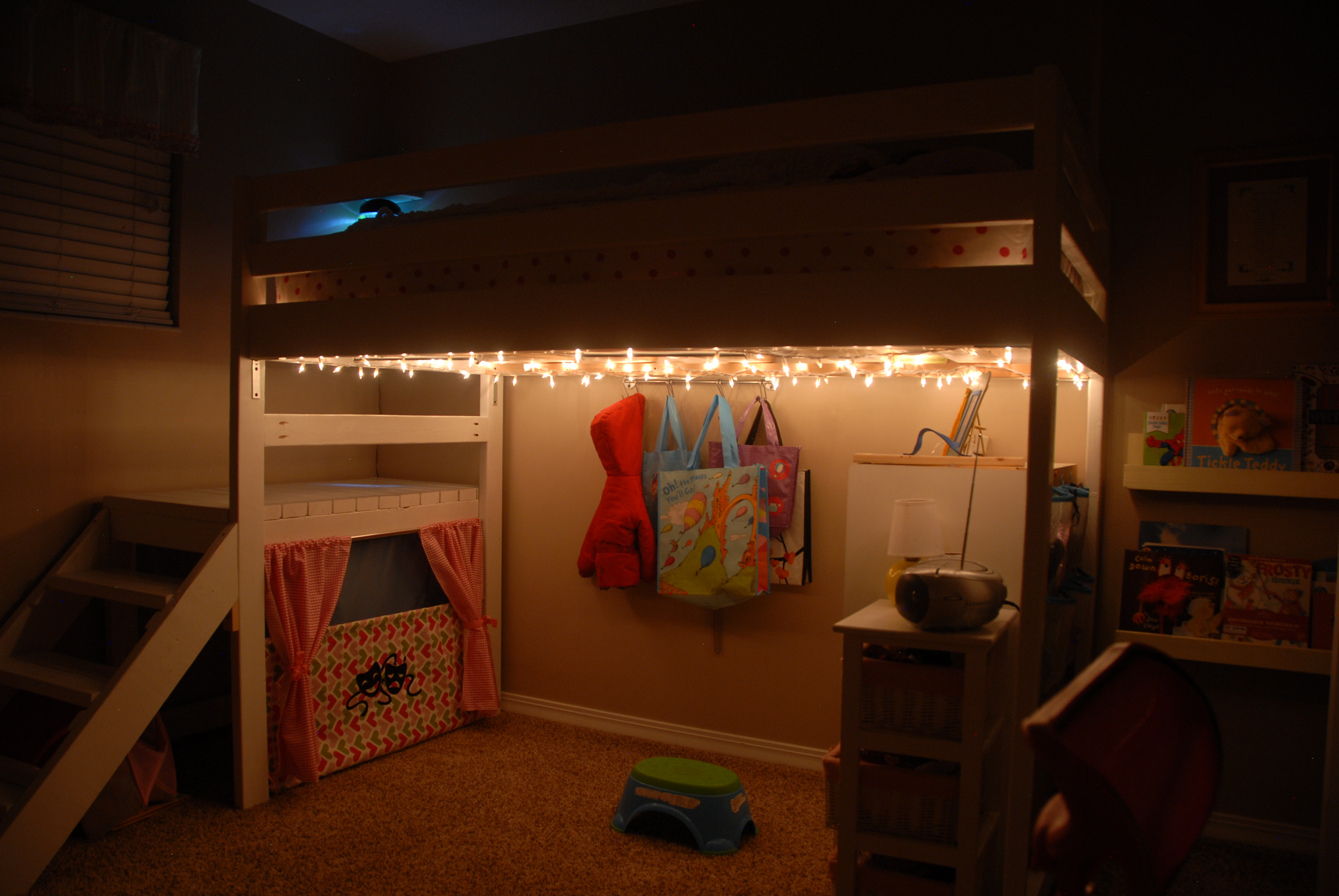 turn a bed into a loft bed