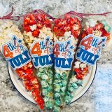 Easy Red, White, and Blue Popcorn